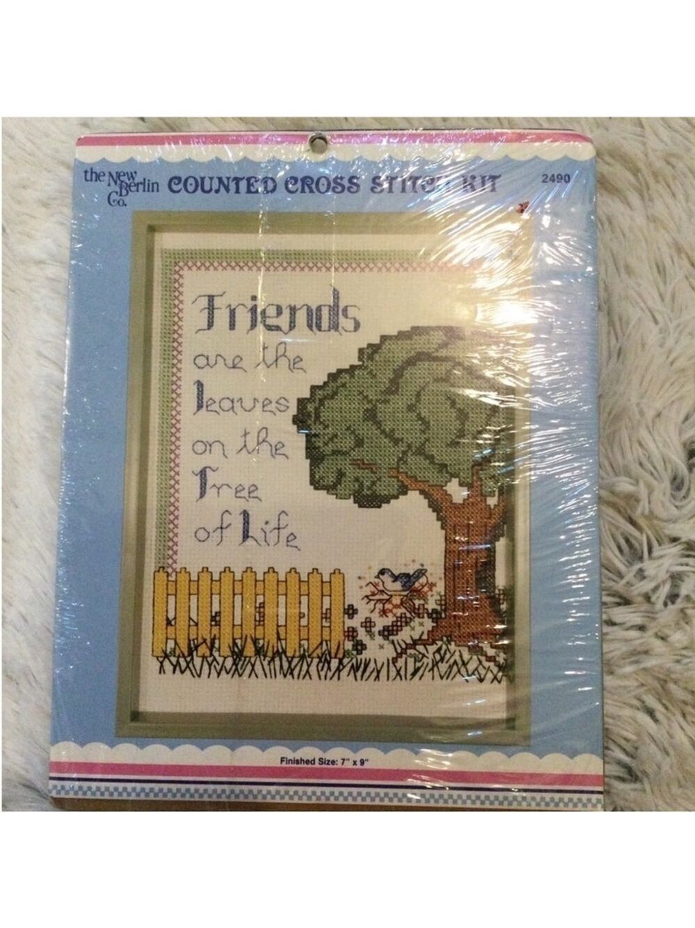 THE New Berlin Co Counted Cross Stitch Kit Finished size 7x9